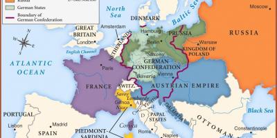 Karte von Wien in Europa