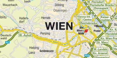 Wien, Punkte von Interesse anzeigen