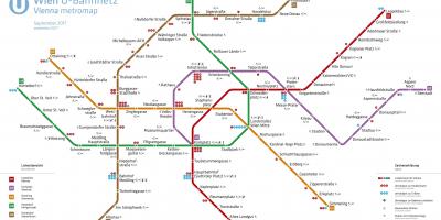 Karte von Wien metro-app