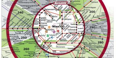 Wien 100 zone Karte