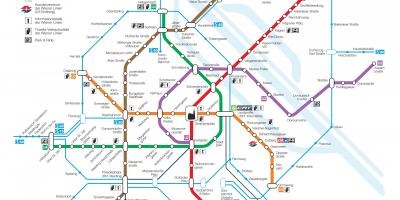 Wien öffentliche Verkehrsmittel Landkarte