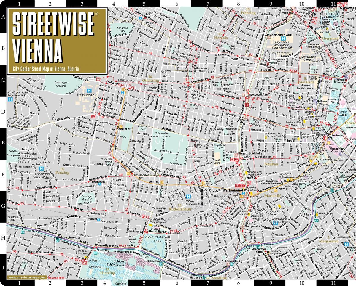 Stadtplan Wien österreich