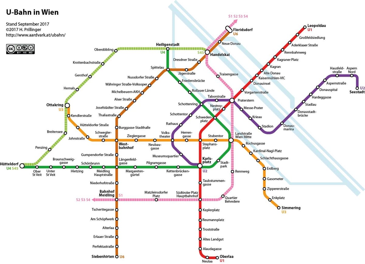 uban Karte Wien