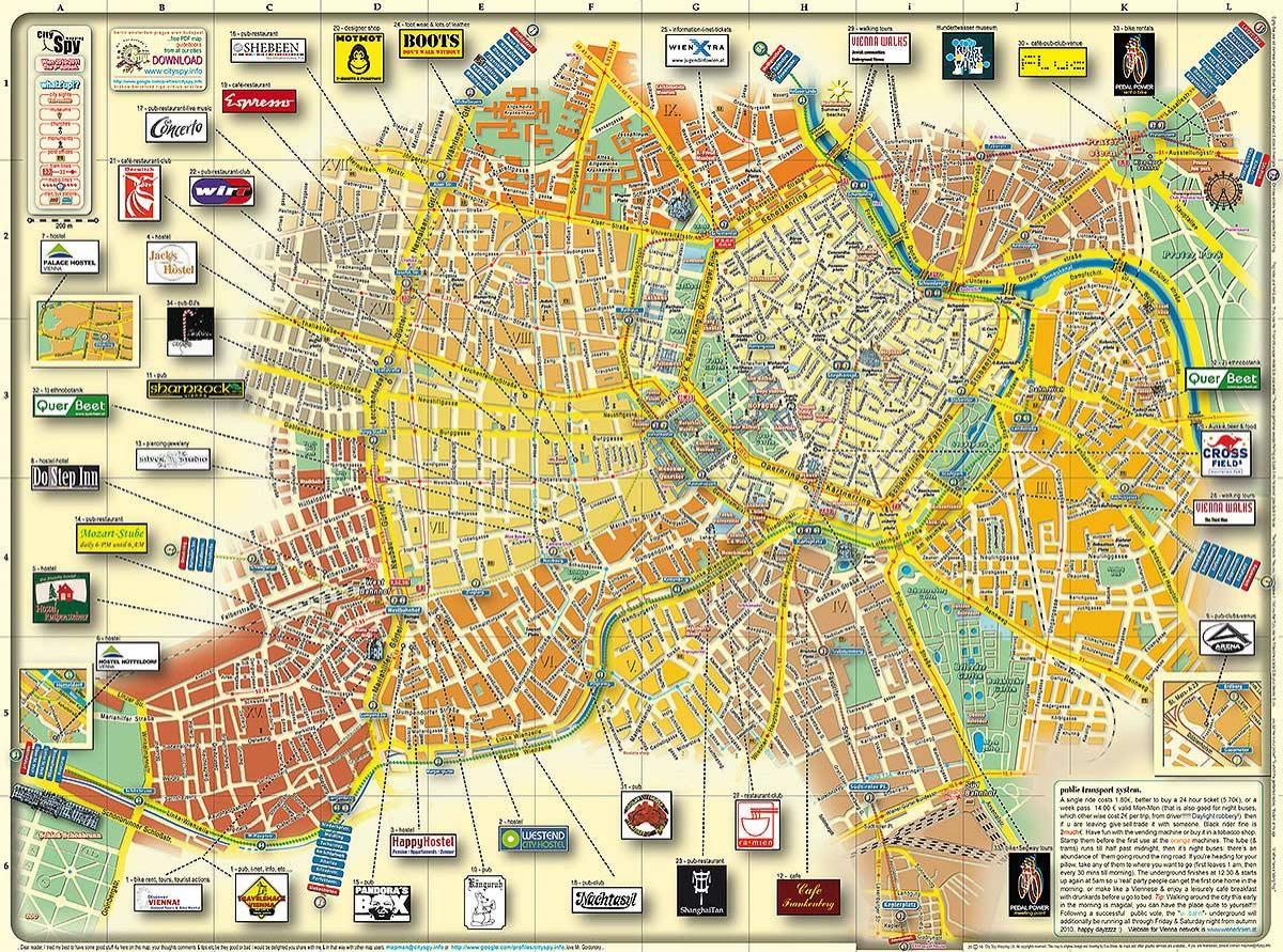 Wien österreich, Stadtplan