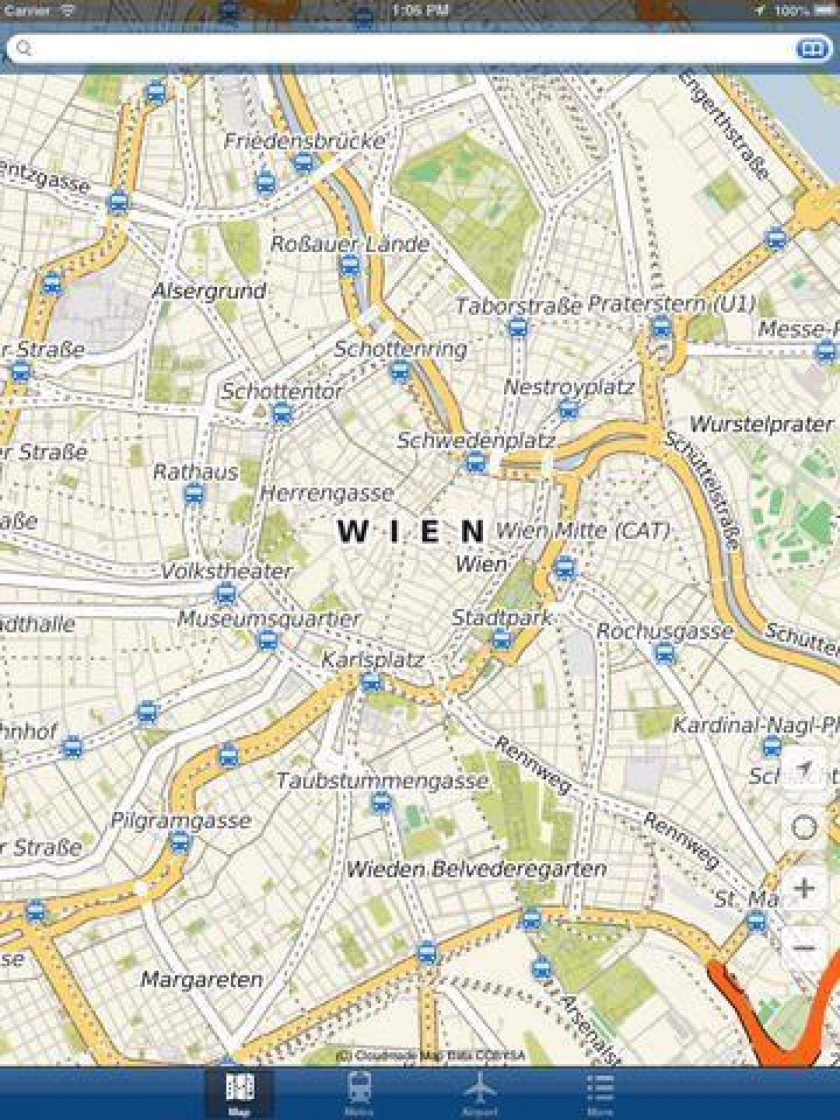 Wien Karte-app