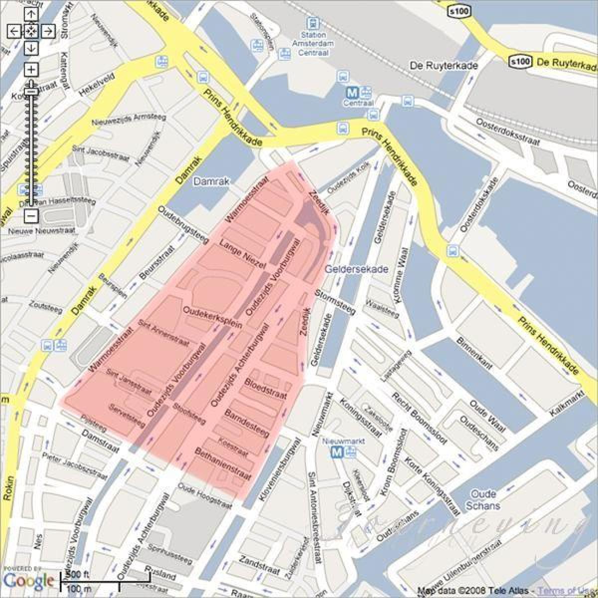 Karte von Wien red light district