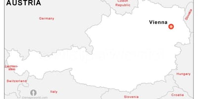 Landkarte österreichs Hauptstadt