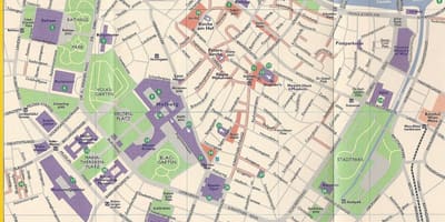 Karte von Kaufhäuser in Wien 