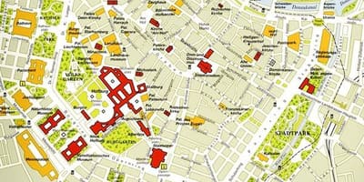 Wien, historisches Zentrum Karte anzeigen