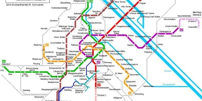 Wien hauptbahnhof U-Bahn-Karte